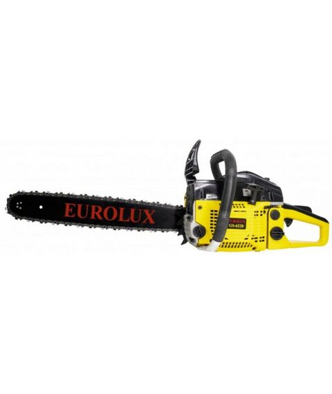 Бензопилы: Бензопила Eurolux GS-6220 4.2 л.с., шина 50.5 см, толщина звена 1.5 мм, шаг цепи 0.325", система гашения вибрации, тормоз цепи, автоматическая смазка цепи фотографии