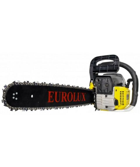 Бензопилы: Бензопила Eurolux GS-6220 4.2 л.с., шина 50.5 см, толщина звена 1.5 мм, шаг цепи 0.325", система гашения вибрации, тормоз цепи, автоматическая смазка цепи фотографии