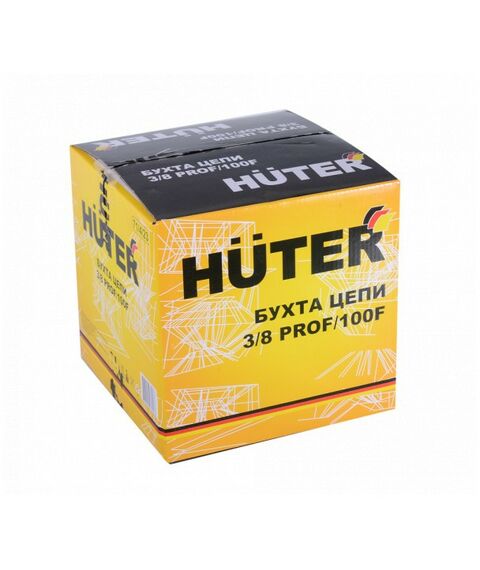 Цепи для бензопил: Бухта цепи Huter 3/8 Prof/100F толщина звена 1.3 мм, шаг цепи 3/8", кол-во звеньев: 1640 фотографии