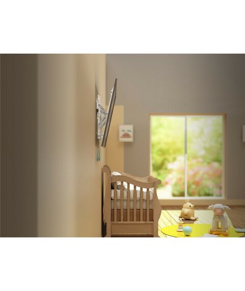 Крепеж для аудио-видео техники: Кронштейн ONKRON TM5 белый фотографии