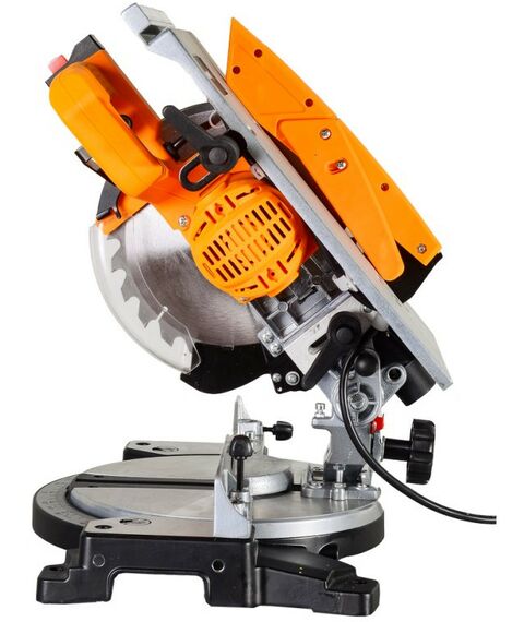 Торцовочные пилы: Торцовочная пила Вихрь ПТ-210К 1500 Вт, 5000 об/мин, диск 210 мм, режим настольной циркулярной пилы фотографии