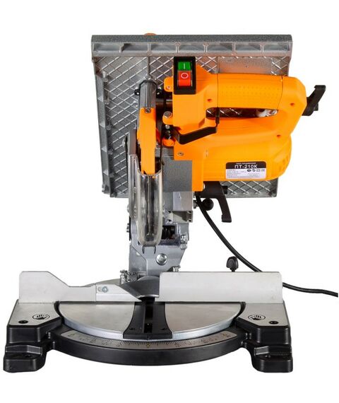 Торцовочные пилы: Торцовочная пила Вихрь ПТ-210К 1500 Вт, 5000 об/мин, диск 210 мм, режим настольной циркулярной пилы фотографии