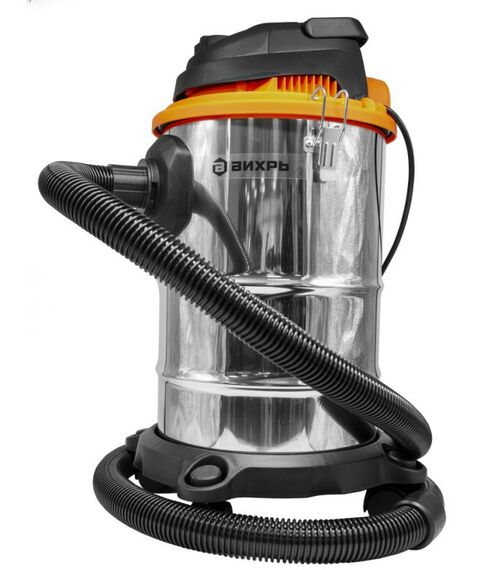 Строительные пылесосы: Строительный пылесос Вихрь СП-1500/20А 1500 Вт, 20 л, 40 л/сек, влажная уборка, выдув [72/19/4] фотографии
