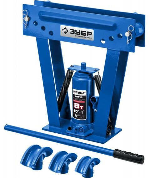 Трубогибы: Трубогиб гидравлический вертикальный ручной Зубр Профессионал ТВГ-8 1/2-1", 8т [43078-08_z01] фотографии