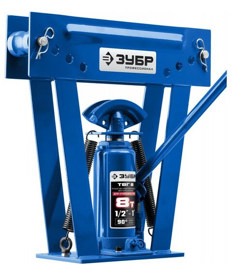 Трубогибы: Трубогиб гидравлический вертикальный ручной Зубр Профессионал ТВГ-8 1/2-1", 8т [43078-08_z01] фотографии