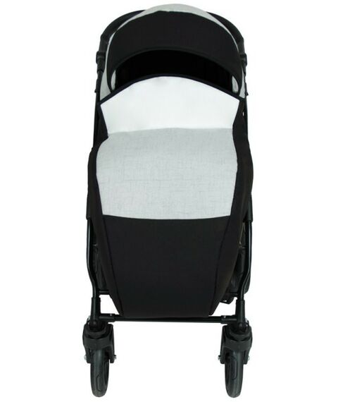 Коляски детские: Коляска 2в1 Alis ALVARO Al 04 т.серый+св.серый+белая кожа фотографии