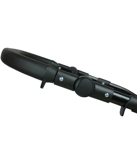 Коляски детские: Коляска 2в1 Alis ALVARO Al 04 т.серый+св.серый+белая кожа фотографии