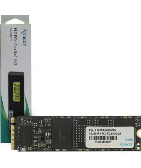 SSD-накопители: Накопитель Apacer 512 Gb AS2280P4 M.2 2280 M [AP512GAS2280P4-1] фотографии