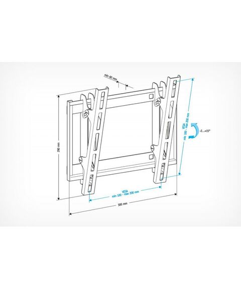 Крепеж для аудио-видео техники: Кронштейн Holder LCD-T2609-B фотографии