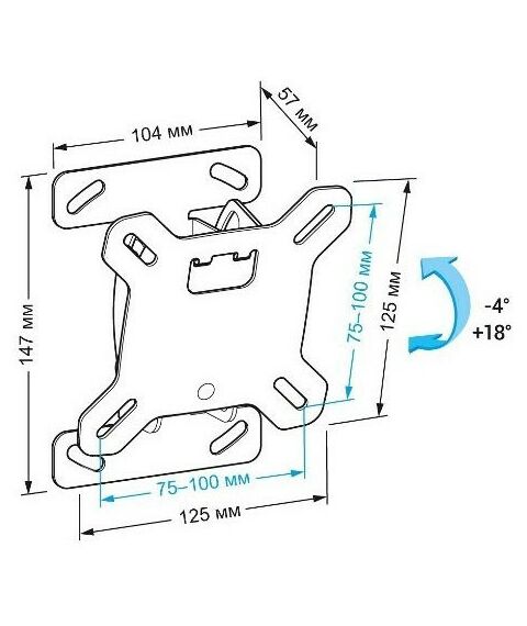 Крепеж для аудио-видео техники: Кронштейн Holder LCDO-2601 фотографии