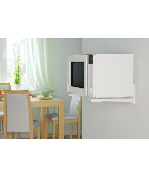 Крепеж для аудио-видео техники: Кронштейн под СВЧ печь Holder MWS-2003 белый фотографии