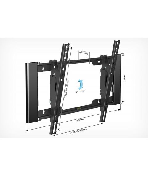 Крепеж для аудио-видео техники: Кронштейн Holder Top Line LCD-T4925-B фотографии