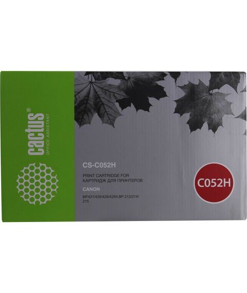 Для Canon (совместимые): Картридж Cactus CS-C052H для Canon MF421/426/428/429, LBP 212/214/215 фотографии