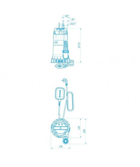 Насосы и насосные станции: Насос погружной Джилекс Дренажник 220/12 [5101] фотографии