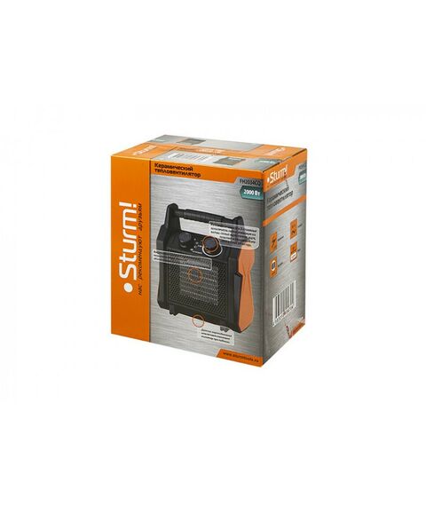 Тепловентиляторы: Тепловентилятор керамический Sturm! FH2034CQ 2000Вт, 3 режима, защита от перегрева, датчик опрокидывания фотографии