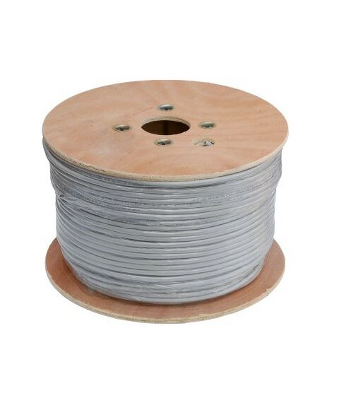 Кабель и разъемы: Кабель Netlan EC-UF025-5-PVC-GY-3 F/UTP 25 пар, Кат.5 (Класс D), 100МГц, одножильный, BC (чистая медь), внутренний, PVC нг(B), серый, 305м фотографии