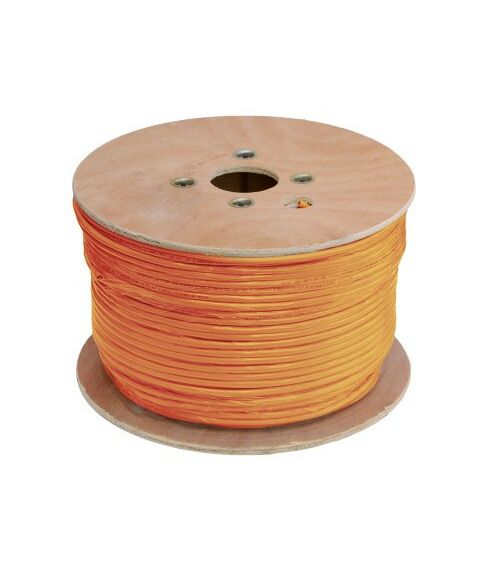 Кабель и разъемы: Кабель Netlan EC-UU010-5-LSZH-OR-3 U/UTP 10 пар, Кат.5 (Класс D), 100МГц, одножильный, BC (чистая медь), внутренний, LSZH нг(B)-HF, оранжевый, 305м фотографии