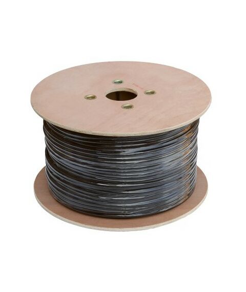 Кабель и разъемы: Кабель Netlan EC-UU050-5-PE-BK-3 U/UTP 50 пар, Кат.5 (Класс D), 100МГц, одножильный, BC (чистая медь), внешний, PE до -40C, черный, 305м фотографии