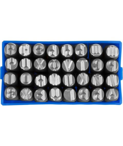 Столярно-слесарный инструмент: Клейма буквенные Зубр 21503-08_z01 кириллица, шрифт 8мм фотографии