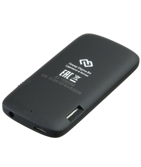 MP3-плееры: Проигрыватель Digma B4 MP3 Player, FM Tuner, 8Gb, MicroSD, LCD 1.8", диктофон, USB, Li-Pol [B4BK-Black] фотографии