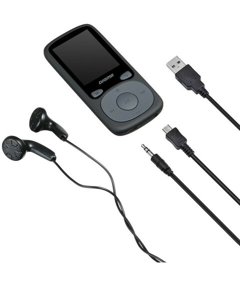 MP3-плееры: Проигрыватель Digma B4 MP3 Player, FM Tuner, 8Gb, MicroSD, LCD 1.8", диктофон, USB, Li-Pol [B4BK-Black] фотографии