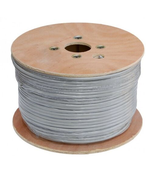 Кабель и разъемы: Кабель Netlan EC-UU050-5-PVC-GY-3 NETLAN U/UTP 50 пар, Кат.5 (Класс D), 100МГц, одножильный, BC (чистая медь), внутренний, PVC нг(B), серый, 305м фотографии