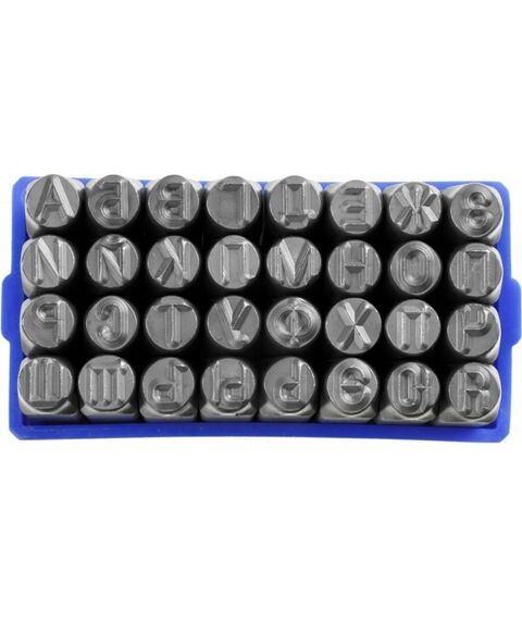 Столярно-слесарный инструмент: Клейма буквенные Зубр 21503-05_z01 кириллица, шрифт 5мм фотографии