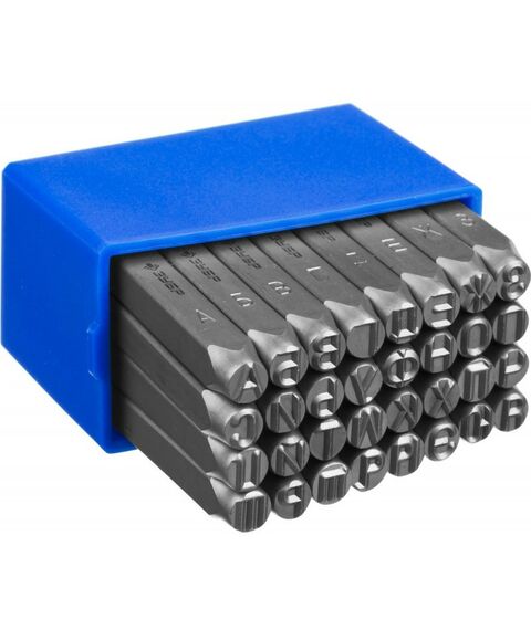 Столярно-слесарный инструмент: Клейма буквенные Зубр 21503-06_z01 кириллица, шрифт 6мм фотографии