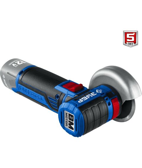 Угловые шлифмашинки (болгарки): Бесщеточная УШМ Зубр Профессионал AB-76 12В, без АКБ, в коробке фотографии