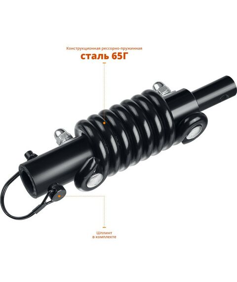 Шнеки для мотобуров: Адаптер пружинный для мотобуров Зубр d=20 мм [7059-20] фотографии