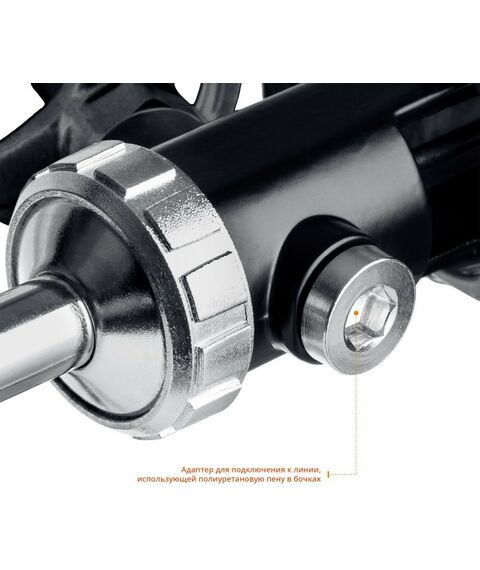 Пистолеты тепловые, клеящие, пескоструйные: Цельнометаллический профессиональный пистолет для монтажной пены KRAFTOOL GRAND [06853] фотографии