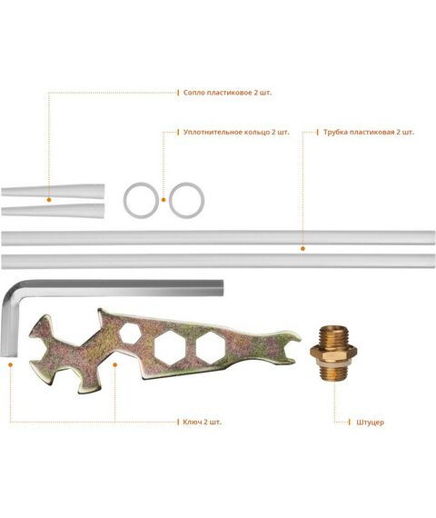 Пистолеты тепловые, клеящие, пескоструйные: Цельнометаллический профессиональный пистолет для монтажной пены KRAFTOOL GRAND [06853] фотографии