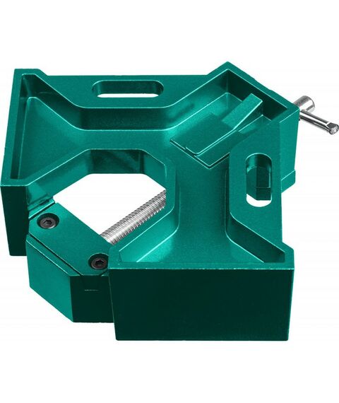 Тиски, струбцины, наковальни, верстаки: Мощная алюминиевая угловая струбцина KRAFTOOL AC-80 две опорные поверхности по 88 мм, глубина зажима 70 мм [32202] фотографии