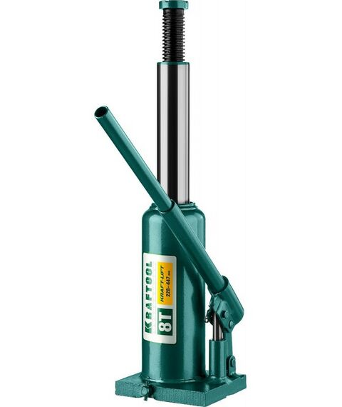 Домкраты: Домкрат бутылочный гидравлический KRAFTOOL KRAFT-LIFT 8т 228-450мм [43462-8_z01] фотографии
