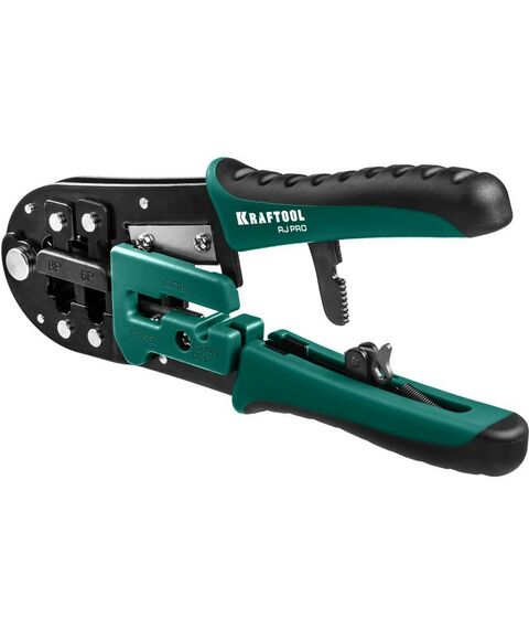 Монтажное оборудование: Кримпер универсальный KRAFTOOL RJ-Pro RJ45, RJ11/RJ12 [22698] фотографии