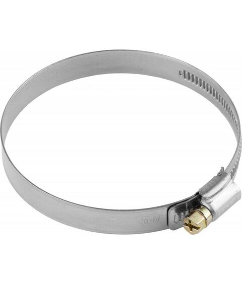 Хомуты металлические: Хомуты НХ-12Н Зубр 35-50 мм Профессионал нерж. сталь, накатная лента 12 мм, 100 шт [37822-35-50-100] фотографии