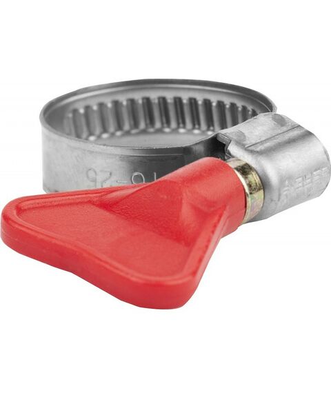 Хомуты металлические: Хомуты Бабочка Зубр 8-14 мм Профессионал нерж. сталь, накатная лента 9 мм, 200 шт [37835-08-14-200] фотографии