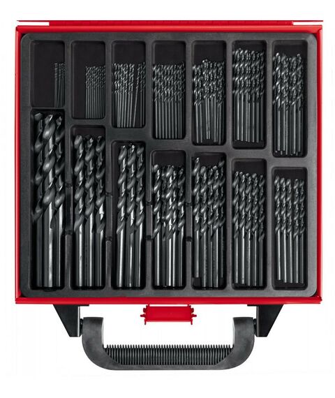 Буры, пики, коронки, сверла: Набор сверл по металлу Зубр МАСТЕР 99шт(1-10мм) сталь Р4М2, класс В, мет.бокс [29605-H99] фотографии