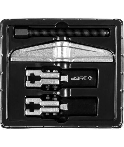 Демонтажный инструмент: Съемник раздвижной 2-захватный с тонкими захватами Зубр Профессионал 100 мм [43313-170-100] фотографии