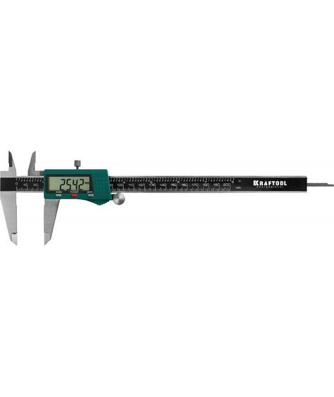 Штангенциркули: Штангенциркуль электронный KRAFTOOL 200мм металлический [34460-200] фотографии