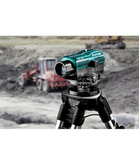 Нивелиры: Оптический нивелир KRAFTOOL OL-32 увеличение 32Х рабочий диапазон 122 м [34520] фотографии