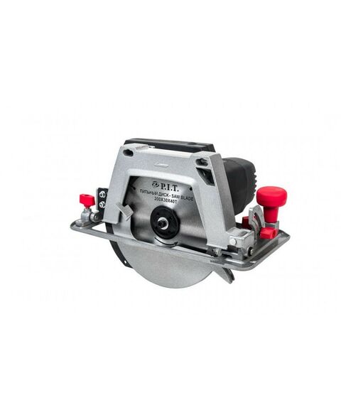 Дисковые пилы (циркулярные): Пила циркулярная P.I.T. PKS200-С МАСТЕР 2000Вт, 200 диск, 5500 об.мин, глубина пропила 70мм фотографии