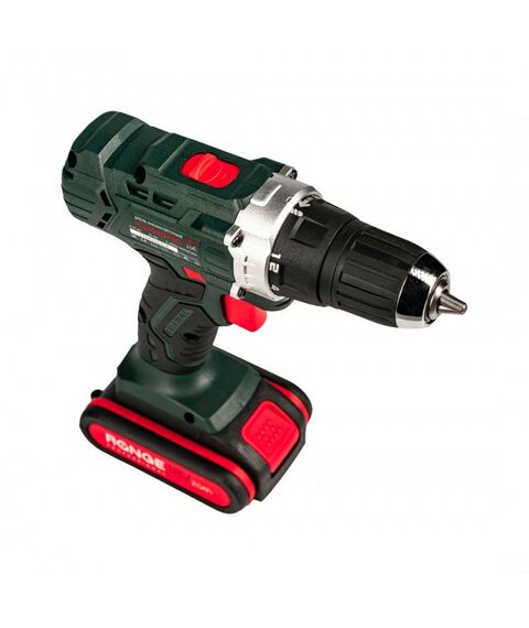 Дрели и шуруповерты: Аккумуляторная дрель RANGE RCD18/2.0-PRO 18В, 2 Li акк. 2.0Ач, 32Н, метал. патрон, кейс фотографии