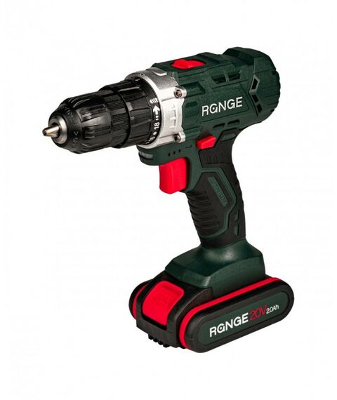 Дрели и шуруповерты: Аккумуляторная дрель RANGE RCD20/2.0-A 20В, 2Li акк, 2.0Ач, 34Нм, LED-подсветка, кейс фотографии