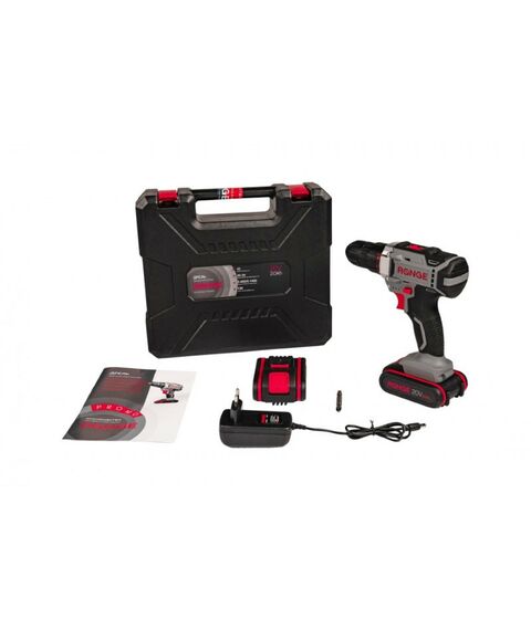 Дрели и шуруповерты: Аккумуляторная дрель RANGE RCD20/2.0-PROMO 20В, 2 Li акк. 2.0Ач, 34Нм, метал. патрон, кейс фотографии