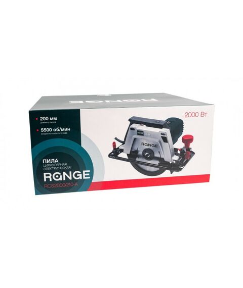 Дисковые пилы (циркулярные): Циркулярная пила электрическая RANGE RCS2000/210-A фотографии