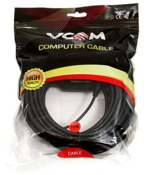 Переходники, разветвители: Удлинитель VCOM CU827-10m USB A->A 3.0 10м активный фотографии