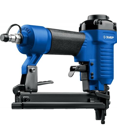 Пневмостеплеры: Пневматический степлер (скобозабиватель) Зубр Профессионал 53F-22 скобы тип 53F (10-22 мм) [31935] фотографии