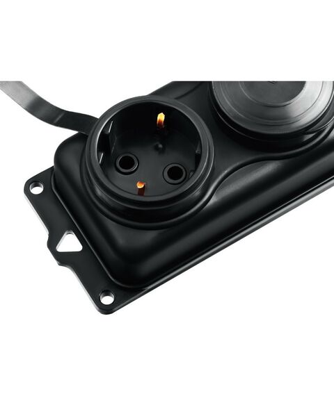 Удлинители электрические: Силовой удлинитель Зубр Профессионал КГ 325-Ш3 КГ 3х2.5 15м 3гн. 4000Вт, IP44 [55024-15] фотографии