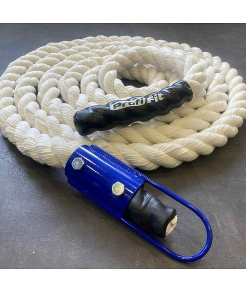Оборудование для спортивных залов:  Канат для лазания (хб) D40 мм, 7 м PROFI-FIT фотографии